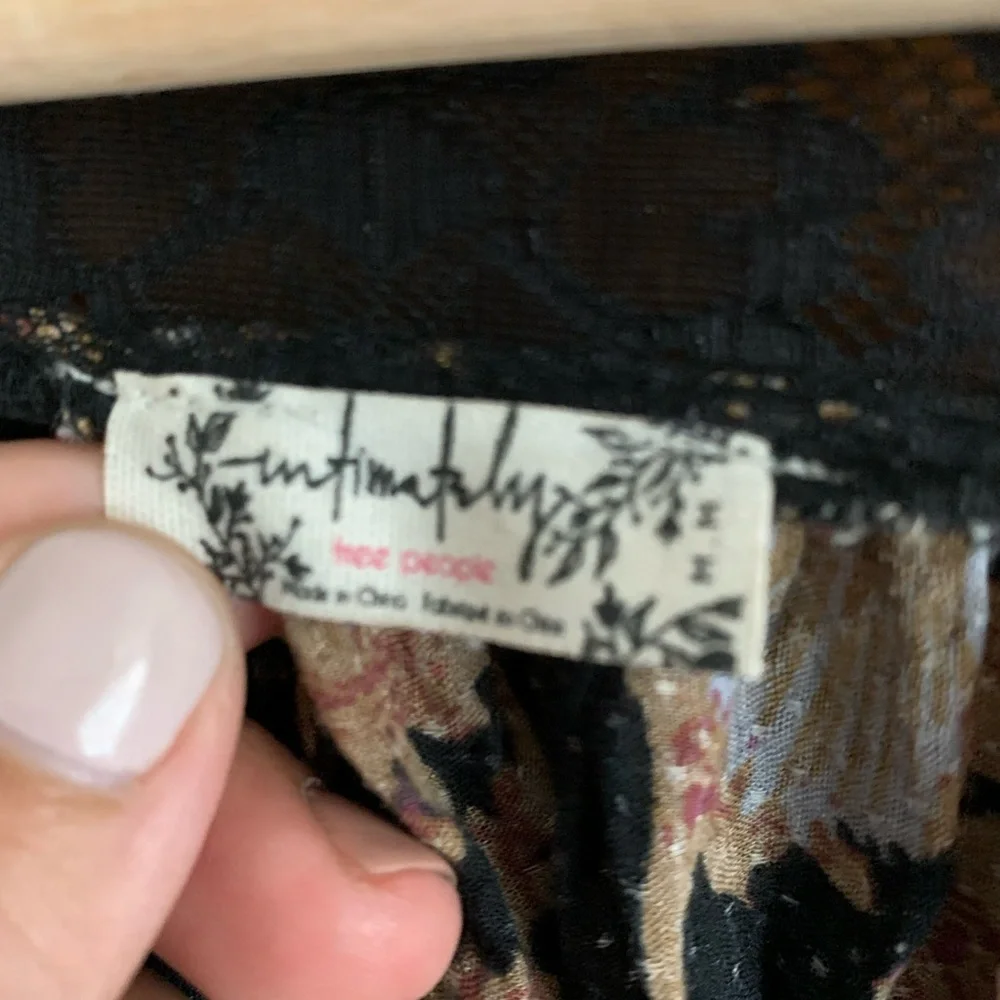 Free People So You Say Slip Black - Picture 5 of 5